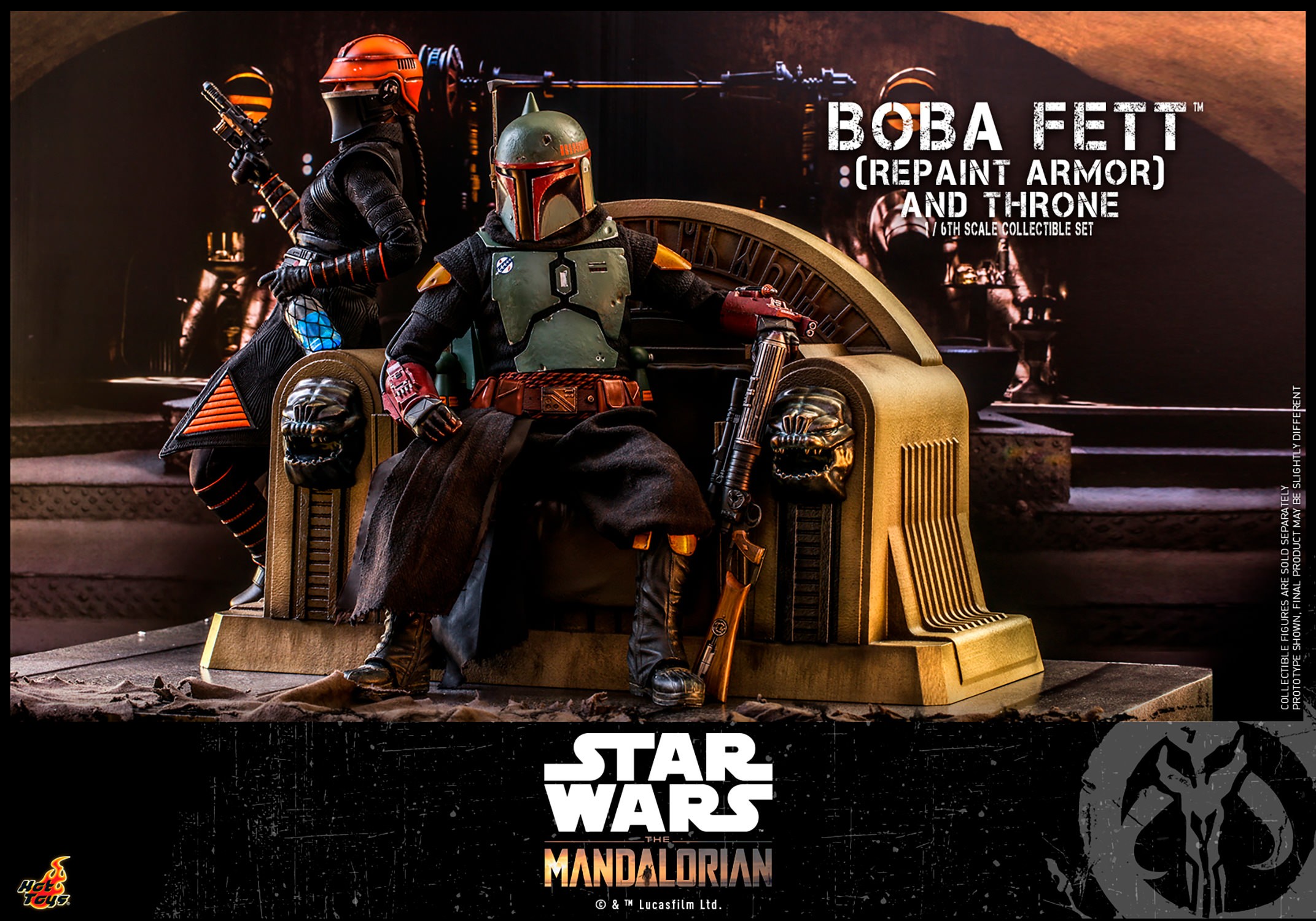Boba Fett Repaint Armour and Throne Set™ - Sixth Scale Figure Set by Hot Toys